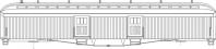 O-352 Closed Vestibule Baggage Car