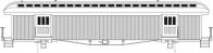 HO-14 1883 Open Platform Baggage Car