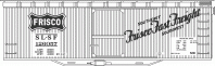 HO-54-13 Frisco 40' Steel Underframe Box Car