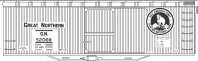 HO-54-17 Great Northern 40' Steel Underframe Box Car