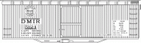 HO-54-25 Duluth, Missabe & Iron Range 40\' Steel Underframe Box