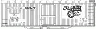 HO-54-14 Rock Island 40\' Steel Underframe Box Car