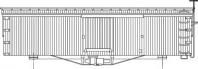 HO-50-01 Undecorated 34\' Box Car