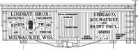 HO-50-08 Lindsay Brothers Box Car