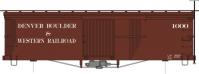 HOn3-118 Denver, Boulder & Western Box Car