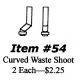BCW-0054 Curved Waste Chute