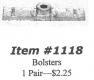 BCW-1118 Wooden Bolster