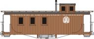 HOn3-129-CD Denver & Rio Grande Western Long Caboose