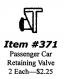 BCW-0371 Passenger Car Retaining Valve