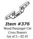 BCW-0376 Wood car Cross Bearers